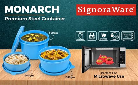 signoraware steel containers